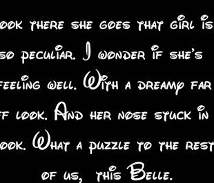 Belle Lyrics Beauty And The Beast